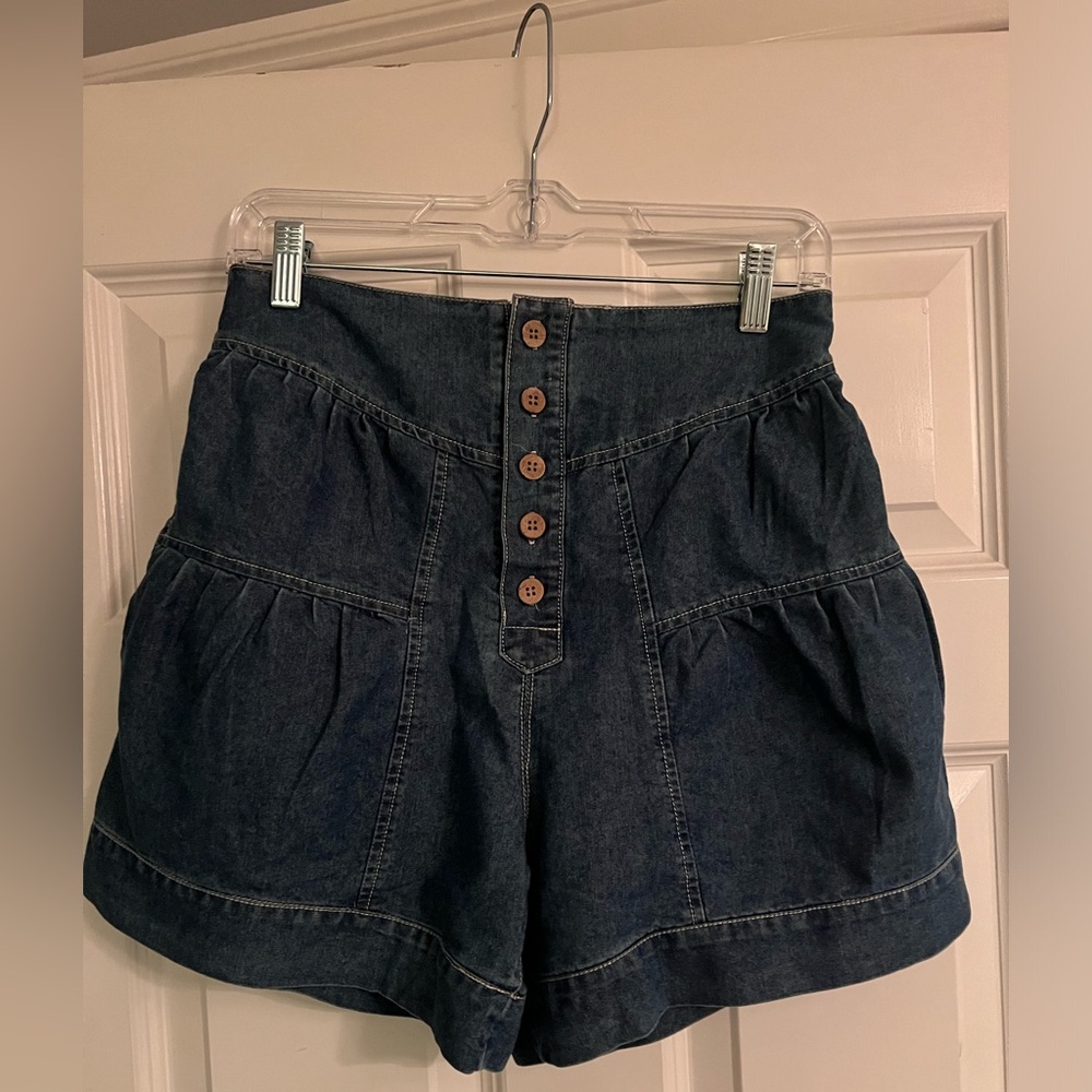 We The Free Fleur Denim Shorts